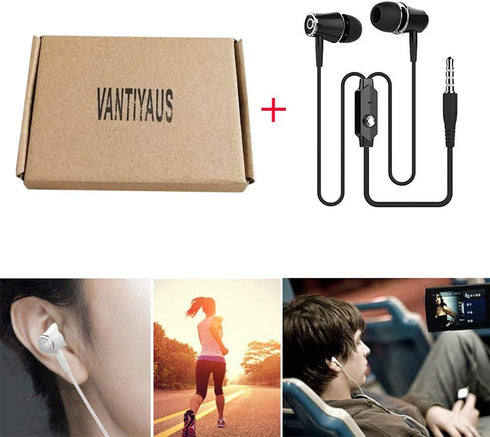 Earbuds for Kindle Fire, for Fire HD 8 HD 10,for Xperia XZ Premium/for Xperia XZs/ L1,in Ear Headset Smart Android Cell Phones Wired Earbuds for G...