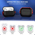 R-fun Airpods Pro Case (2nd/1st Gen,2023/2022/2019) with Secure Lock & Cleaning Kit, Music Headset Earphone Protective Case Cover Compatible with ...