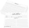 4x6 Recipe Cards for the Parents-To-Be, 100 Pack Double Sided Recipe Cards White Cardstock - Simple, Cute Made with Love Heart Design - For Bridal...