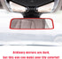 Car Rear View Mirror Protector Frame, Silicone Auto Rearview Mirror Protection Cover Compatible with Model 3/ Y, Interior Rear View Decoration Tri...