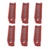 6Pcs Folding Combs Antistatic Soft Silicone Hairdressing Hairbrush Women Hair Styling Salon Brush Hair Care Portable Comb For Travel...