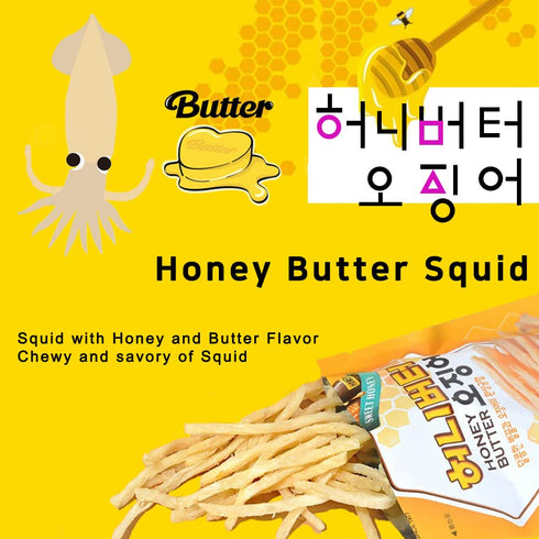 K-Herb Dried Squid – Korean Squid Flavorful Grilled Soft Butter Korean Dried Squid (Butter Squid 5Pack)...