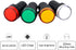 uxcell 4Pcs Red Green Yellow White Indicator Light AC/DC 110V, 22mm Panel Mount, for Electrical Control Panel, HVAC, DIY Projects...