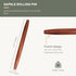Muso Wood Sapele Wooden French Rolling Pin for Baking, Tapered Roller for Fondant, Pie Crust, Cookie, Pastry (French 15-3/4inch)...