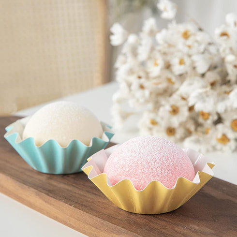 100 PCS Baking Cups Cupcake Liner Flared Brioche Standard Muffin Wrappers Greaseproof Coated Paper Cup for Wedding Birthday Holiday Party or Baby ...