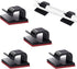 SOULWIT 50 Pcs Self Adhesive Cable Management Clips, Cable Organizers Sticky Wire Clips Cord Holder for TV PC Laptop Ethernet Cable Desktop Home O...
