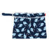 Damero 3Pcs Wet Dry Bag with 2 Zippered Pockets and Snap Handle for Cloth Diaper, Swimsuit, Clothes, Ideal for Travel, Exercise, Daycare, Roomy an...