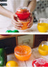 Orange Storage Containers, Reusable Grapefruit Keeper for Refrigerator, Individual Orange Saver Holder Organizer for Fridge to Keep Orange Fresh...