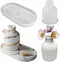 TOPYS Jar Resin Molds Silicone Set, Oval Coaster Molds Bottle Shape Container Moulds, Round Vase Molds Storage Bottle Candle Holder Candy Containe...