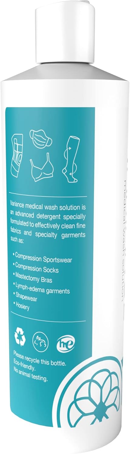 Variance by Forever New – Medical Wash Solution, Fragrance Free, 16 Fl Oz – Advanced Liquid Laundry Detergent for Compression Sportswear and Socks...