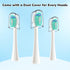 6 Pack Topkitfice Replacement Flossing Toothbrush Heads with Covers Compatible with waterpik Sonic Fusion SF01/SF02 and Sonic Fusion 2.0 SF03/SF04...