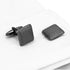 Gun Metal Textured Cuff Links Luxury French Tuxedo Shirt Cufflinks...