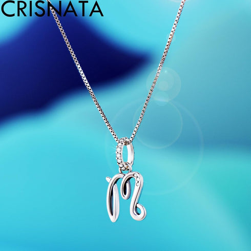 Complete Initial A-Z 26 Letter Dangle Charms, 925 Sterling Silver Dangling CZ Stone Alphabet Beads, fits European Bracelet Necklace, Gift for Moth...