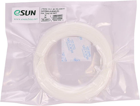 eSUN 1.75mm, Cleaning Filament, Prevent Nozzles and Extruders Clogging, 100g Spool 3D Printing Filament for 3D Printers, Natural...