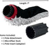 Baseboard Cleaning Brush | Attach to Broom Mop or Extension Pole | Absorbent Microfiber | for Paint Cleanup, Washing Walls, Baseboards, Ceiling, F...