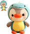 Duck/Penguin Stuffed Animal in Dinosaur Costume Adorable Plushies Wearing Green Dinosaur Outfit Plush Toys Great for Kids and Lovers,Stuffed Pengu...