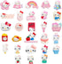 28 PCS Cute 2.5D Resin Shoe Charms Cartoon Kawaii Animal Pink Shoe Charms, Shoe Decoration for Girls Women Party Favors Gifts...