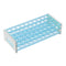 uxcell Detachable Polypropylene Test Tube Holder Rack 40 Hole for 15-18mm Tubes Light Blue...