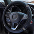 Soft Leather Car Steering Wheel Cover with Sparkly Crystal Diamond, Universal 15 Inch Colorful Rhinestones Elastic Steering Wheel Covers for Women...