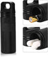 Keychain Container, Pill Containers, Pill Storage Case Keychain, Waterproof Airtight Bottle, Dry Box for Men Women Outdoor Travel Camping Tool (Bl...