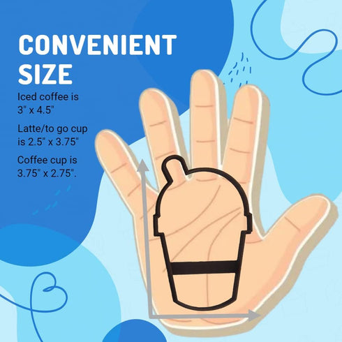COFFEE CUP COOKIE CUTTERS Espresso Café Americano Coffee To Go Latte Iced Coffee Mocha Brew And Coffee Cup Cappuccino Cookie Cutters Made In The U...