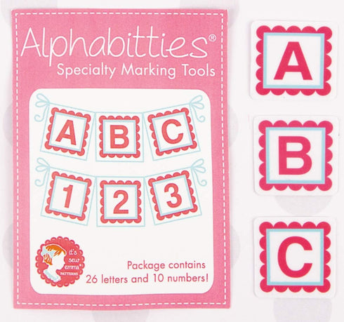 It's Sew Emma Pink ALPHABITTIES, 1 Count (Pack of 1)...