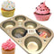 Toaster Oven 6-cup Size Metal Muffin/Cupcake Pan, 1 lb...