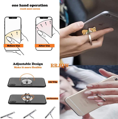 Phone Ring Holder Stand,Cute Stitch Phone Ring Stand Holder Phone Case Finger Grip Stand Holder 360 Rotation Phone Grip Kickstand for Smartphones ...
