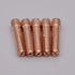 TIG Welding Torch STUBBY Gas Lens Collet Body 17GL116 1/16" & Collet 10N23S Copper Consumables KIT for WP 17 18 26 Torch 10PCS...