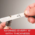 Starrett Tempered Steel Thickness Gage or Feeler Stock with Rounded Ends - Ideal for Carpenters and Home Improvement - .25mm Thickness, 30cm Lengt...