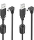 18AWG Charging Cable for Garmin GPS,(6.5Ft 2Pcs) Thicker GPS Power Cord,90 Degree Shielding Mini USB Charger Cable,Charging Adapter for Garmin GPS...