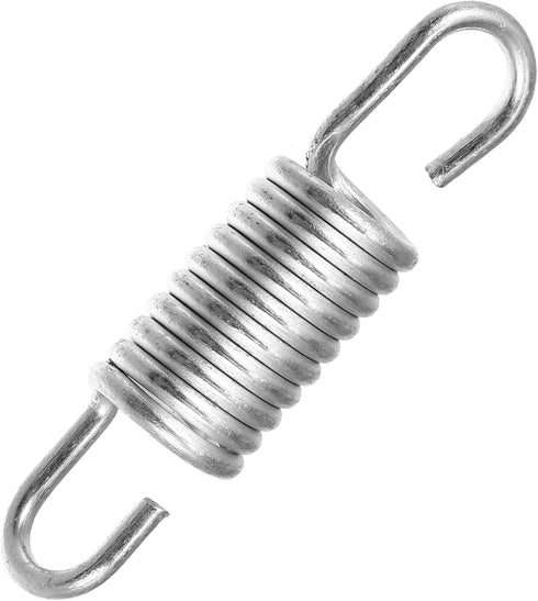 X AUTOHAUX 2pcs 6cm Length Silver Tone Plated Steel Motorcycle Brake Pedal Return Spring for Suzuki...
