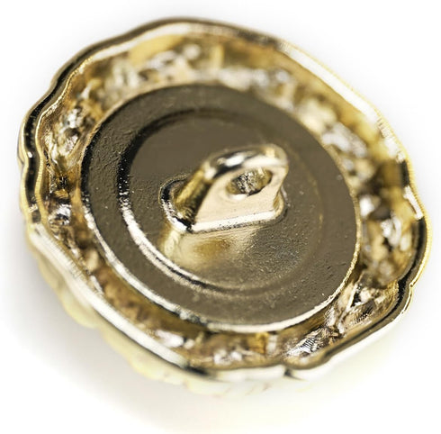 Swirl Flower Shape Faux Pearl Sewing Shank Buttons 20 Pcs - 20mm, 3/4"...