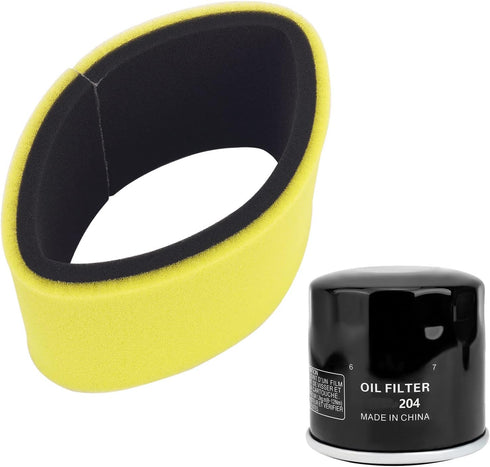 11013-0021 Air Filter Oil filter Compatible with Kawasaki KVF650 KVF750 KVF 650 750 Brute Force 650 750 4X4i Hardwood Green HD NRA Outdoors EPS Ca...
