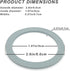 Blender Sealing Ring Gaskets O-Ring Gasket Seal O-Gasket Rubber Compatible with Oster and Osterizer Blender Models (4 Pack)...