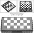 sjlerst Chess, Portable Chessboard Chess Board Game Magnetic Chess Set, for Party Family Activities...