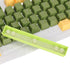 107 Keys Keycaps, Three Color Translucent Characters Arc Layout Mechanical Keyboard Ergonomic Keycaps,for 61/87/104/84/64/98/96 Key Keyboards(dark...