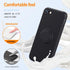 for iPhone 11 Case,with 360°Rotatable Ring Holder Kickstand & Strap Lanyard Premium Liquid Silicone Slim Anti-Scratch Shockproof Protective Case f...