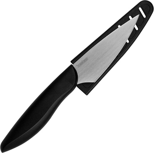 Kershaw 3.5-Inch Paring Knife - Wider Stainless Steel Blade for Peeling, Coring and Precision Cutting, Razor Sharp, Ergonomic Handle, Includes She...