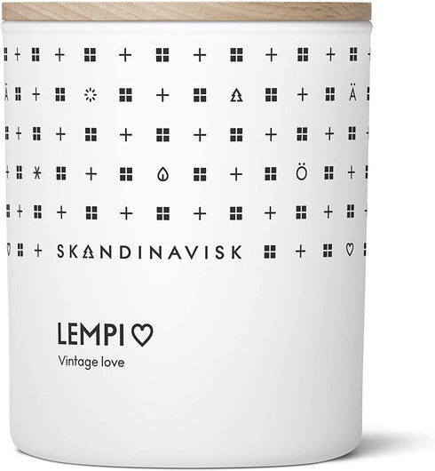 Skandinavisk LEMPI 'Love' Mini Scented Candle. Fragrance Notes: Peony and Rose, Strawberries and Mosses. 2.3 oz....