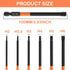 JONMON Allen Wrench Screwdriver Bits - H2-H6 Quick Change S2 Steel Magnetic Hex Head Impact Drill Bits Power & Hand Tools with 1/4 Inch Shank, 3.9...