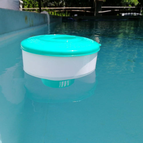 POOLWHALE Pool & Spa Floating Dispenser Collapsible Floater...