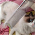 Dog Combs for Grooming, 2 Pack Metal Dog Comb with Rounded Teeth, Stainless Steel Cat Comb for Removing Tangles and Knots for Dogs and Cats...