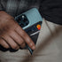 Phone Card Holder for Back of Phone, Leather Phone Wallet Stick On, Credit Card Holder for Phone Case Compatible with iPhone, Samsung, Android and...
