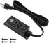 Power Strip with USB Ports, Wall Mounted Power Strip Flat Plug, 2AC Outlet 2 USB, 6.56 Feet Extension Cord for Desktop Desk Conference Table Cabin...