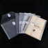 12 Pack Clear Die & Stamp Storage Bag Transparent Plastic Folders for Cutting Dies Stencil Embossing Crafts for DIY Scrapbooking Paper Card Craft ...