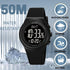 CakCity Digital Watch for Women Waterproof Stopwatch Sports Watches for Mens and Womens Unisex Outdoor Rubber Strap Multifunction Wristwatch with ...