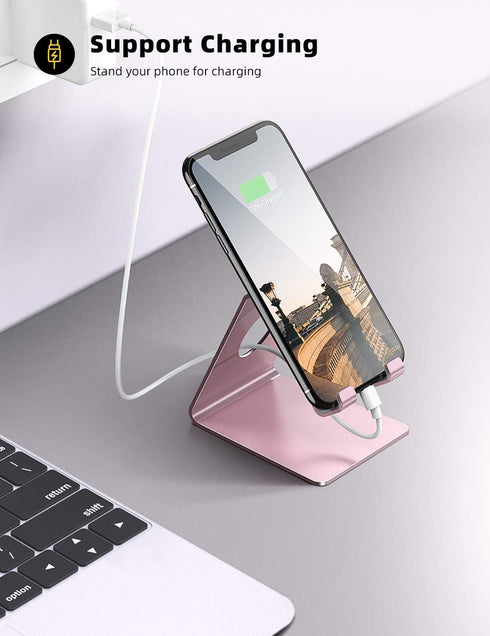 Lamicall Cell Phone Stand, Phone Cradle : Phone Dock, Holder Compatible with Phone 12 Mini 11 Pro XS Max XR X 6 6s 7 8 Plus 5 5s 5c and All Other ...