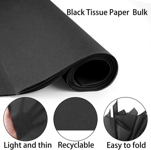 Tissue Paper 80 Sheets Wrapping Tissue Paper Bulk 14x20 Inch Tissue Paper for Gift Bag Wrapping DIY Arts Crafts Shredded Filler Birthday Graduatio...