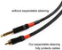 25ft - 1.5 inch PET Expandable Braided Sleeving – Black – Alex Tech Braided Cable Sleeve...